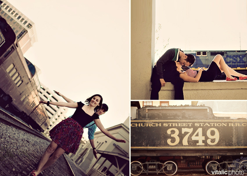 orlando engagement, downtown orlando engagement, train engagement photo, train photos, train station engagement, train station photography, church street station, church street station engagement photography, downtown orlando engagement photography, orlando wedding photography, urban engagement, graffiti engagement, graffiti photography, urban engagement photography