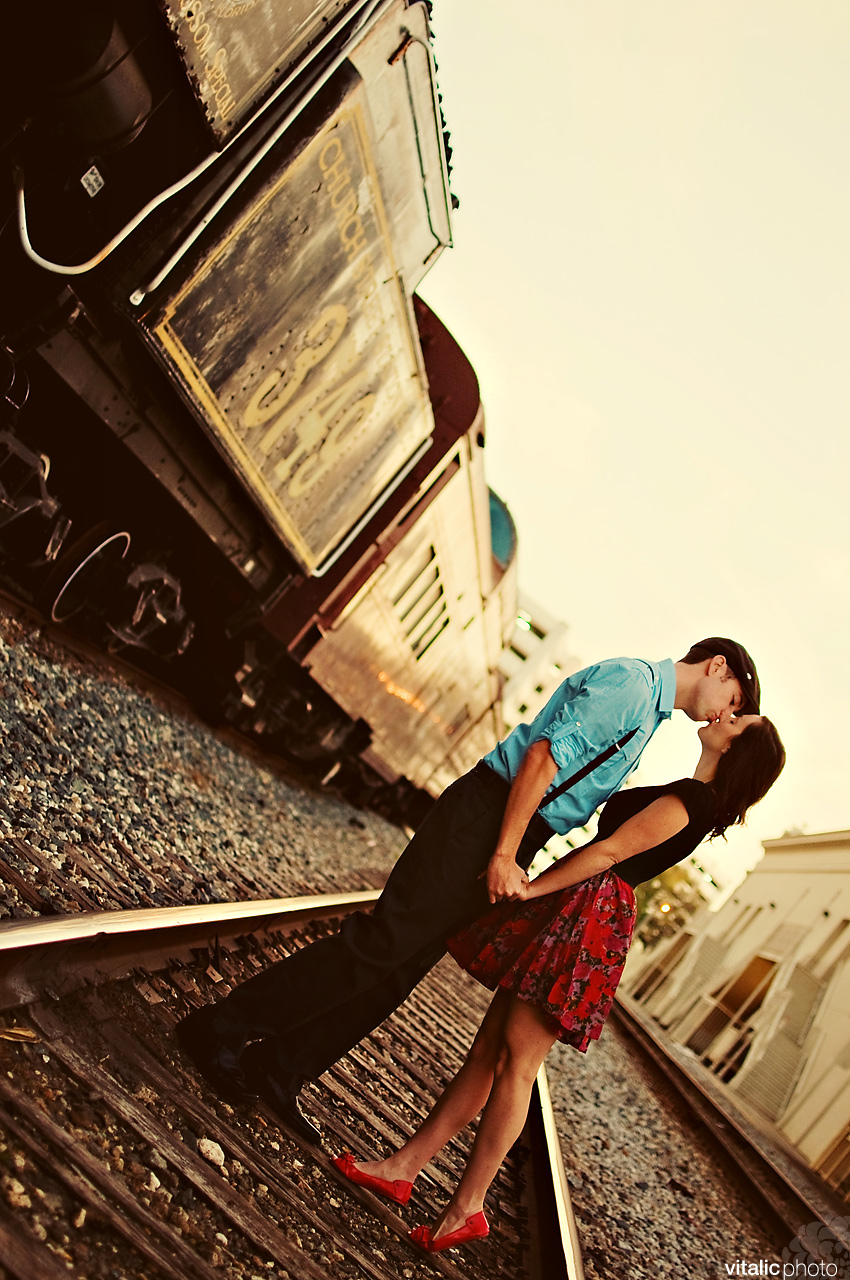 orlando engagement, downtown orlando engagement, train engagement photo, train photos, train station engagement, train station photography, church street station, church street station engagement photography, downtown orlando engagement photography, orlando wedding photography, urban engagement, graffiti engagement, graffiti photography, urban engagement photography