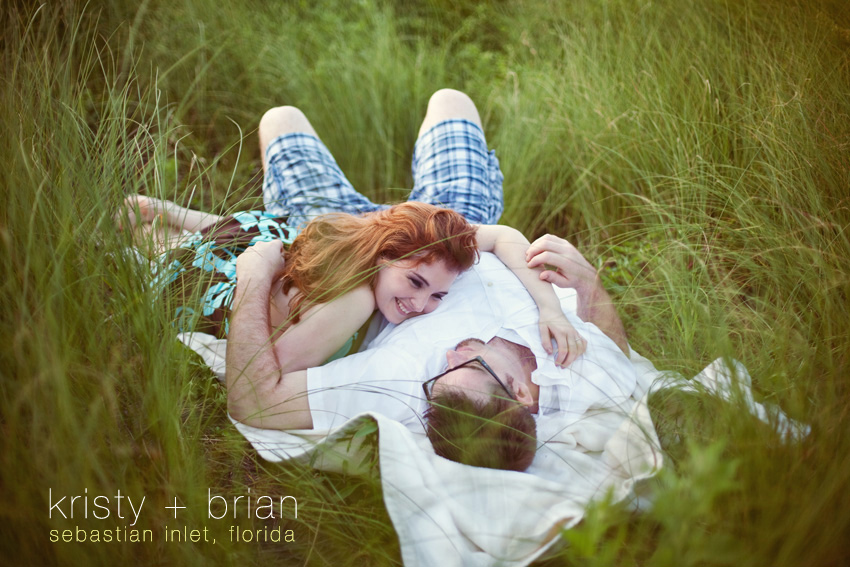 kb_00 kristy and brian engagement, engagement photography, engagement sebastian, esession photography, engagement vero beach, vero beach photography, couple photography, grass field
