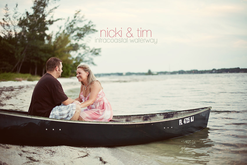 nickitim_01 indian river, sebastian, vero beach, treasure coast, canoe, engagement session, island photo shoot, vitalic photo