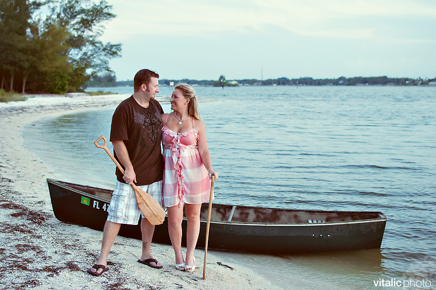 nickitim_08 indian river, sebastian, vero beach, treasure coast, canoe, engagement session, island photo shoot, vitalic photo