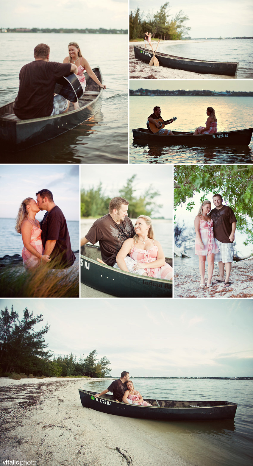 nickitim_09 indian river, sebastian, vero beach, treasure coast, canoe, engagement session, island photo shoot, vitalic photo