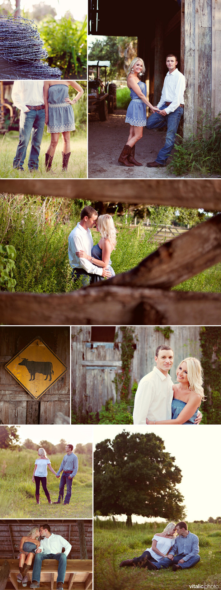 vero beach, wedding photography, sebastian, vitalic photo, engagement session, rustic, barn, ranch, country