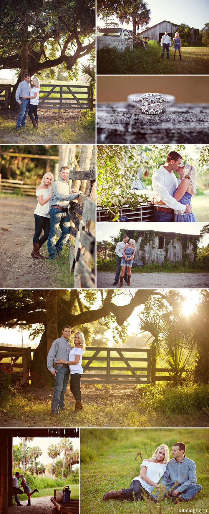 vero beach, wedding photography, sebastian, vitalic photo, engagement session, rustic, barn, ranch, country