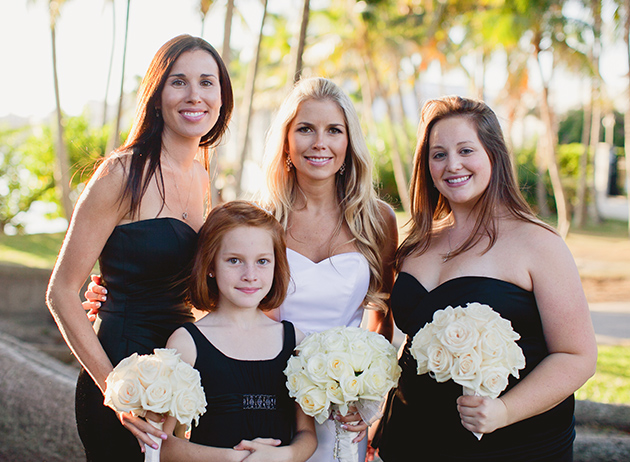 bridesmaids in palm beach