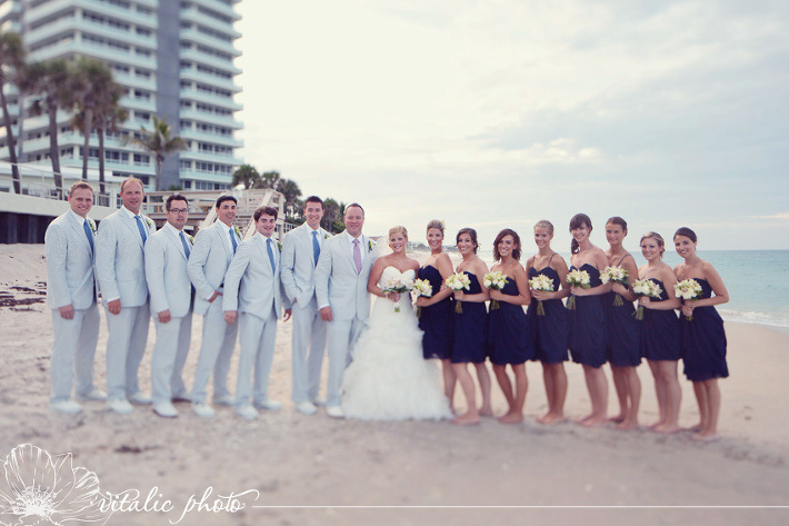 vero beach hotel wedding, vero beach wedding, florida beach wedding, florida wedding, vero beach photographer, vero beach wedding, blue pinstripe suit, groomsmen suits, ruffle dress