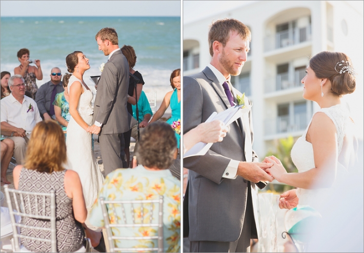 vows on the beach