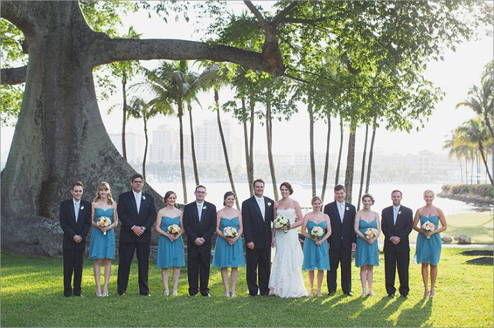 palm beach bridal party
