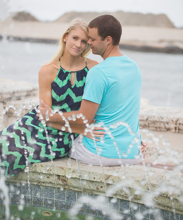 water fountain engagement