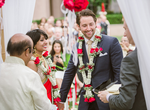 indian orchid island wedding ceremony