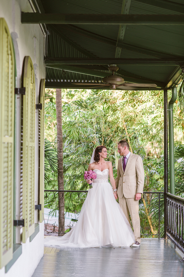 Caitlin And Tim Hemingway House Key West Central And South Florida Wedding Photographer